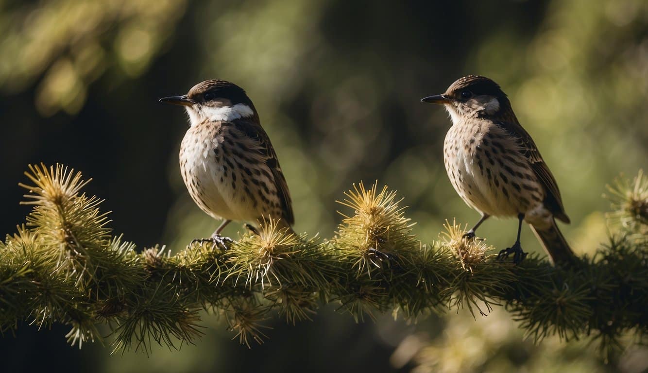 Idaho birds perched in diverse habitats: mountains, forests, wetlands, and grasslands